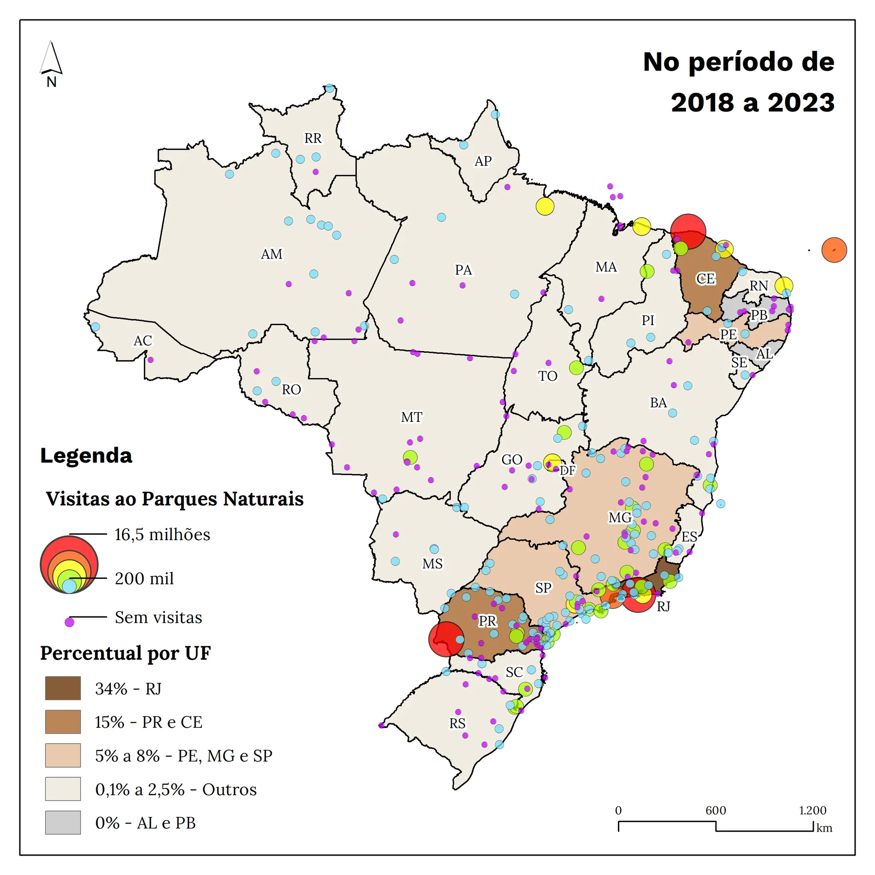 Visitômetro dos Parques do Brasil
